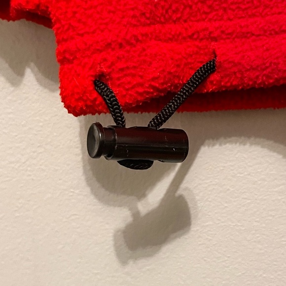 The Rock - Men’s Large -Alcatraz Federal Penitentiary Fleece Hoodie -Red & Black - Picture 12 of 13